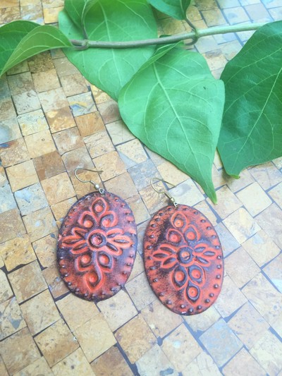 Rusty Stable Earrings 