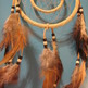 Large Tan Beaded Dream Catcher - Thumbnail 1