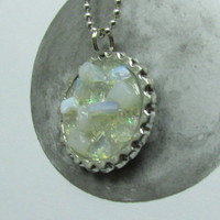 Resin Cast Moonstone Pendant - Thumbnail 2