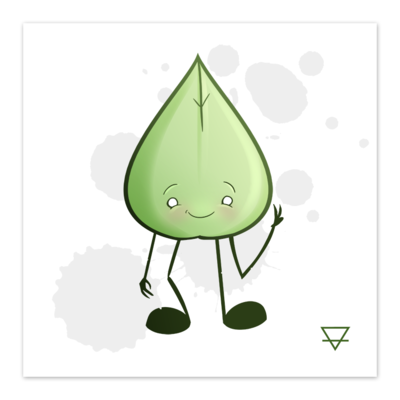 Earth inkling - 8x8 art print - by denis caron - Thumbnail 4