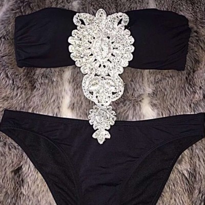 Black bikini swimsuit