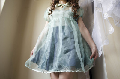 Baby Ghost Aquamarine dress