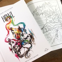 "Howl" Coloring Book - Signed  - Thumbnail 7