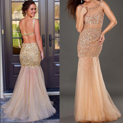 Long sparkly prom dress ,open back prom dress ,mermaid prom dress ,party prom dress ,evening prom dress ,discount prom dress , bd146031