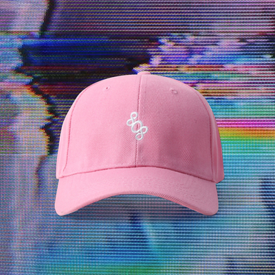 808 baseball cap in pink