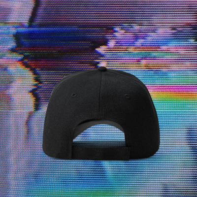 808 baseball cap in black
