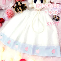Strawberry Ice Cream dress gauze skirt summer - Thumbnail 2