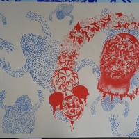 Josh Feigert/ Ross Adams collaborative print #2 - Thumbnail 1