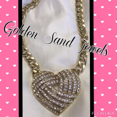 Basket heart necklace