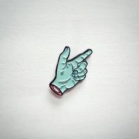 Meat Pistol Enamel Pin - Thumbnail 2
