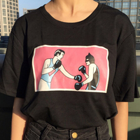 BOXING TEE IN BLACK - Thumbnail 2