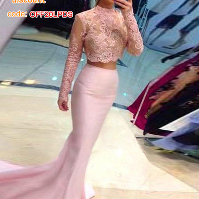 Prom dresses pink,pink trumpet/mermaid high neck satin floor-length prom dresses evening dresses 8838
