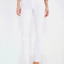 White Front Flare Jeans - Thumbnail 3