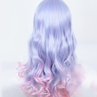Blue Purple Pink Mixed Lolita Long Wig SP166808 - Thumbnail 1