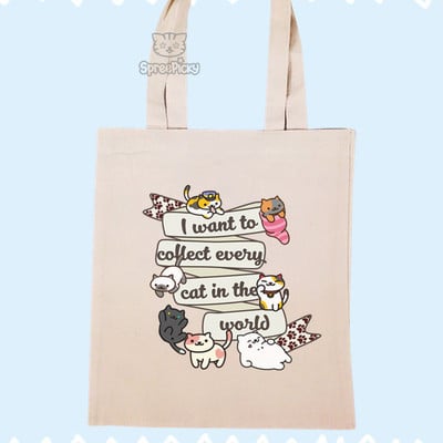 Gotta cat'em all canvas bag sp166474 - Thumbnail 1