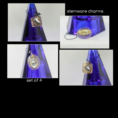 Stemware charms (bubble inspired)