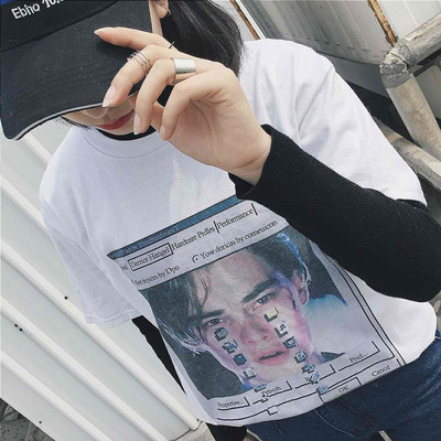 Crying leonardo dicaprio tee - Thumbnail 5