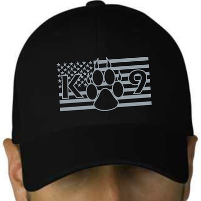 American k-9 flag fitted cap - Thumbnail 2