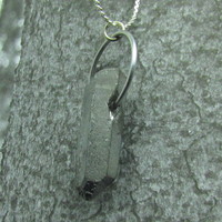 Gunmetal Quartz Necklace - Thumbnail 3
