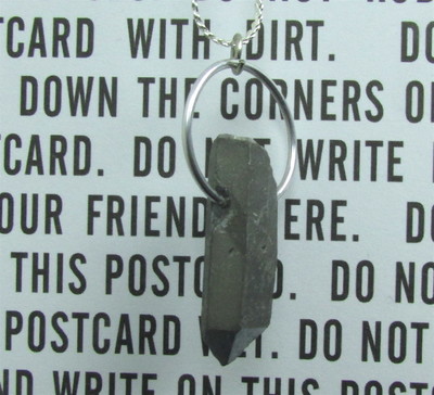 Gunmetal Quartz Necklace