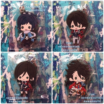 Touken ranbu rubber strap - horikawa kunihiro / namazuo toushirou / nakigitsune / mikazuki munechika / mutsunokami / hotarumaru / yagen -