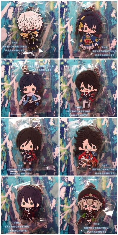 Touken Ranbu Rubber Strap - Horikawa Kunihiro / Namazuo Toushirou / Nakigitsune / Mikazuki Munechika / Mutsunokami / Hotarumaru / Yagen -