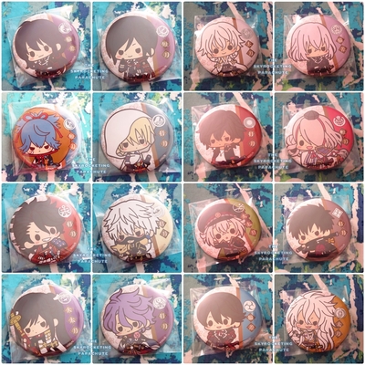 Touken ranbu can badge - 16 characters available - 