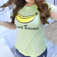 XL-4XL Pineapple/Cupcake/Banana Tee SP166548 - Thumbnail 2