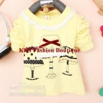 Girls gorgeous yellow lacy top