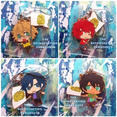 Uta no prince-sama rubber strap f- ichinose tokiya / ittoki otoya / jinguuji ren / kurusu syo / shinomiya natsuki / hijirikawa masato / cecil / reiji-