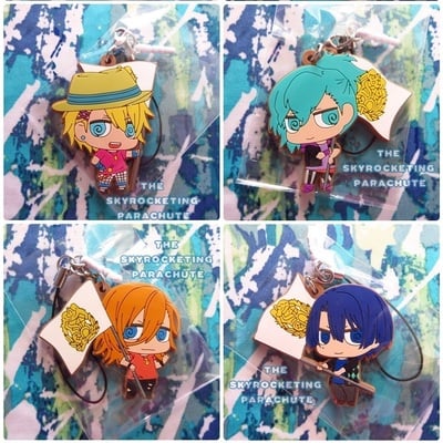 Uta no prince-sama rubber strap f- ichinose tokiya / ittoki otoya / jinguuji ren / kurusu syo / shinomiya natsuki / hijirikawa masato / cecil / reiji-