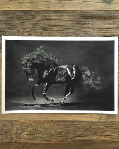 SMALL 'Dark Horse' by Matthew Greskiewicz (limited edition print)