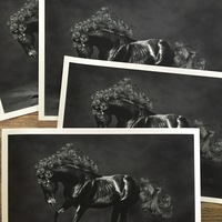 SMALL 'Dark Horse' by Matthew Greskiewicz (limited edition print) - Thumbnail 1