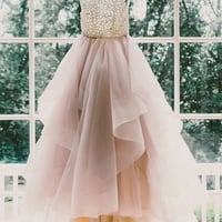  long prom dress, fluffy prom dress, custom  prom dress,unique prom dress, new prom dress, backless prom dress,  ball gown, BD14409 - Thumbnail 3