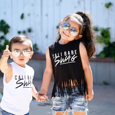 Cali babe swag fringe cut off (black)