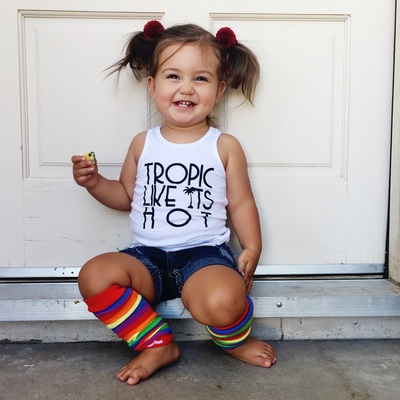 Tropic like it's hot (girls tank)