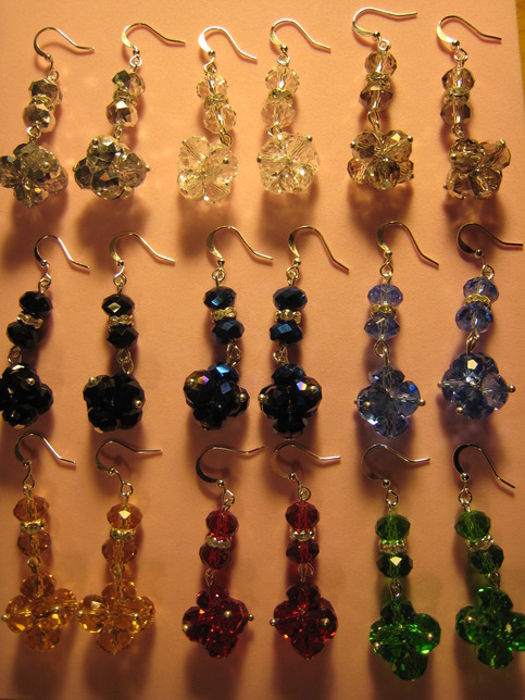 Swarovski Multi Dangle Earrings