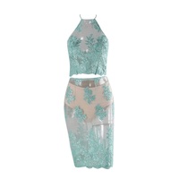 See Thru Two Piece Dress - Thumbnail 4