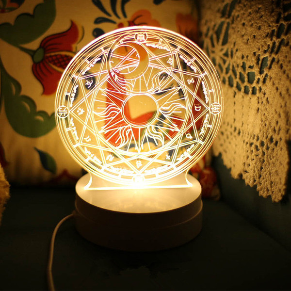 Harajuku Cardcaptor Sakura Kro magic led3d atmosphere nightlights