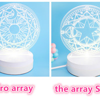 Harajuku Cardcaptor Sakura Kro magic led3d atmosphere nightlights - Thumbnail 3