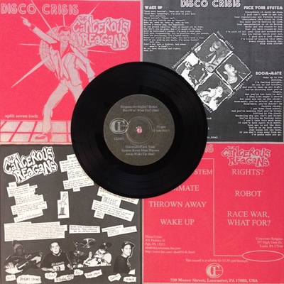 Disco crisis/cancerous reagans split 7"   