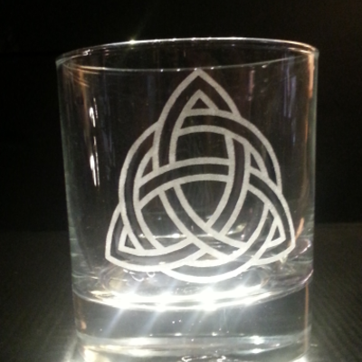 Celtic knot glass - Thumbnail 4