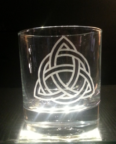 Celtic Knot Glass