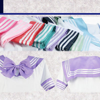 Harajuku sailor suit long-sleeved uniforms - Thumbnail 4