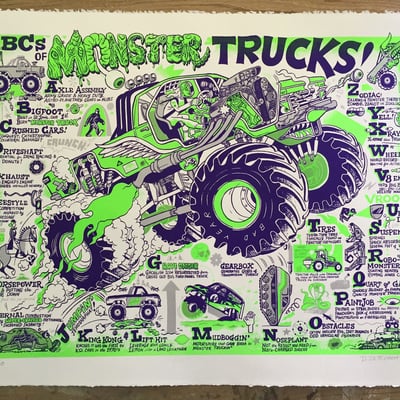 Abcs of monster trucks!