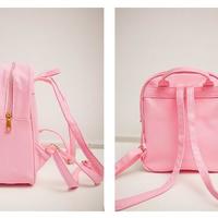 Harajuku Heart Transparent Backpack Bag - Thumbnail 4