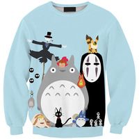Harajuku cartoon cat sweater - Thumbnail 2