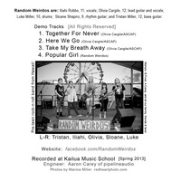 Random Weirdos -- 4 song Demo - Thumbnail 1