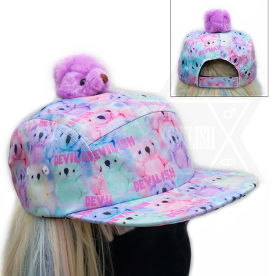Pastel bear hat