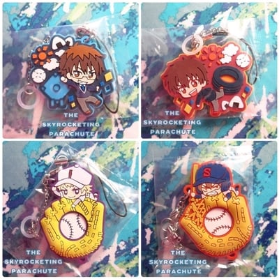 Ace of diamond umbrella charm strap - miyuki kazuya / sawamura eijun / todoroki raichi / sanada shunpei / tadano itsuki / kominato ryosuke / narumiya 